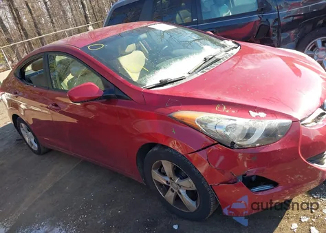 2012 Hyundai Elantra Gls из США, поврежденный, VIN KMHDH4AE4CU204062